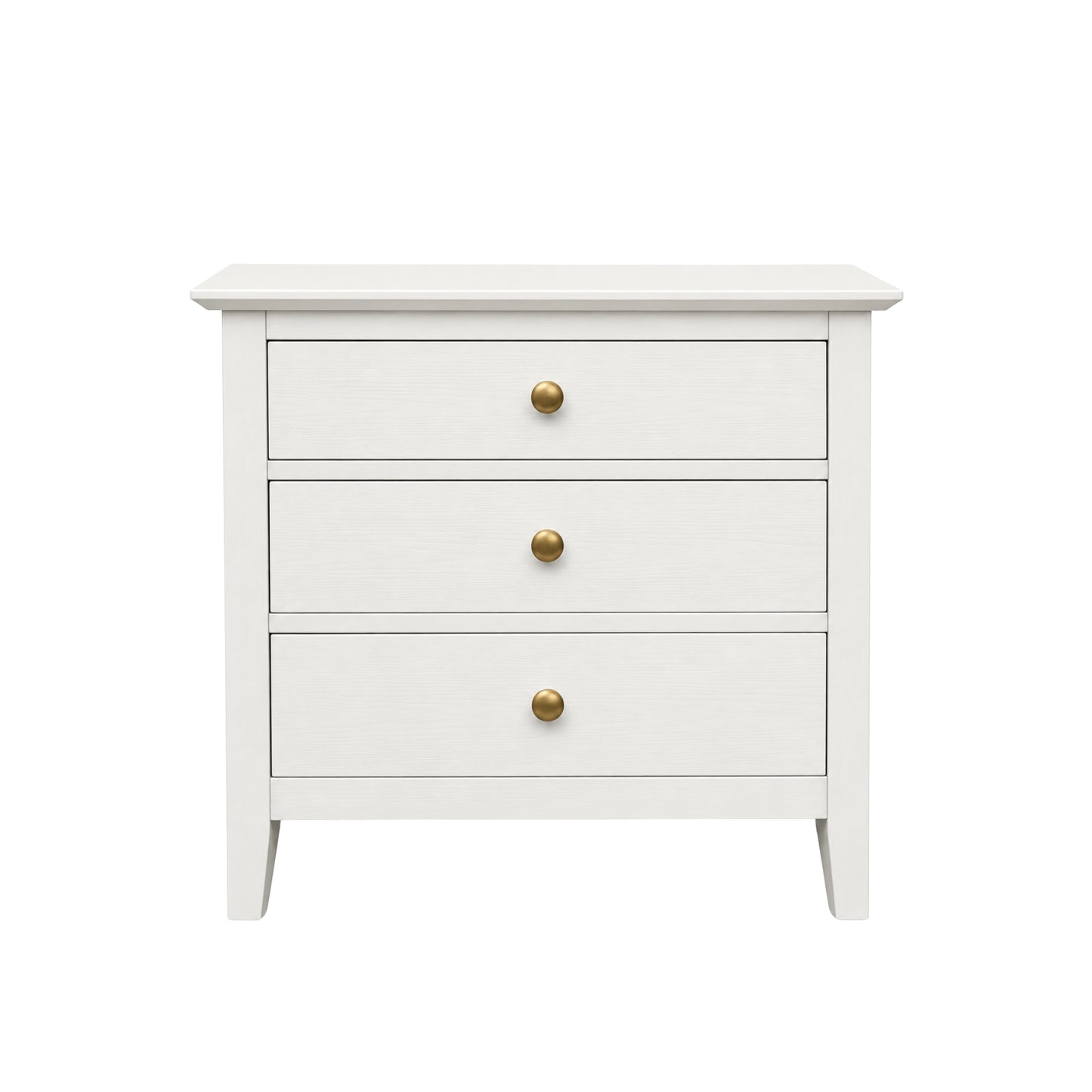 Fuller Two Drawer Nightstand, Coconut Milk