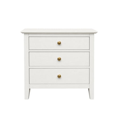 Fuller Two Drawer Nightstand, Coconut Milk