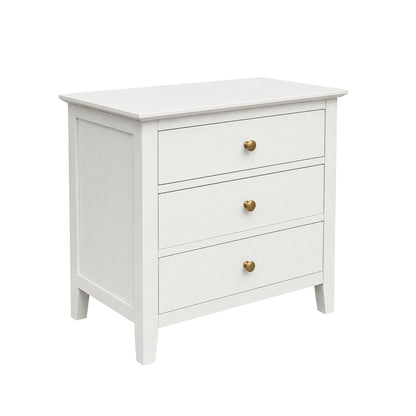 Fuller Two Drawer Nightstand, Coconut Milk
