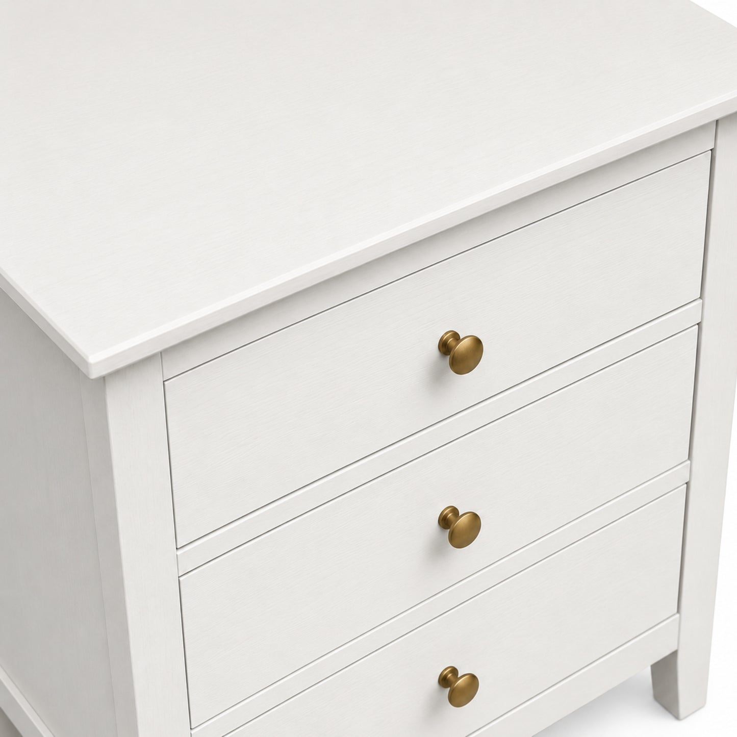 Fuller Two Drawer Nightstand, Coconut Milk