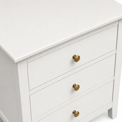 Fuller Two Drawer Nightstand, Coconut Milk