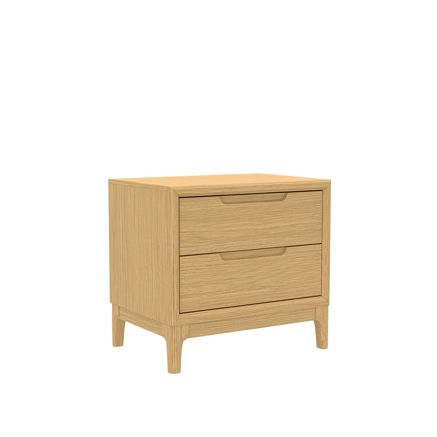 June Nightstand, Light Oak