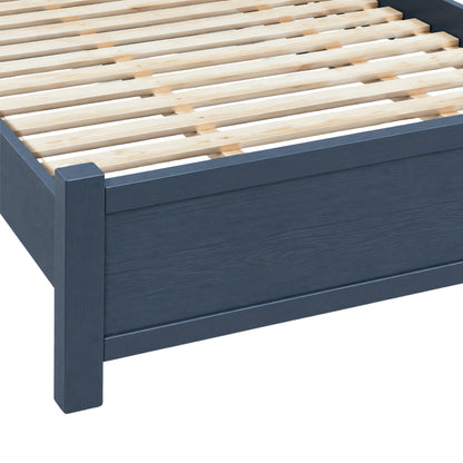 Avery Platform Bed, Navy Blue