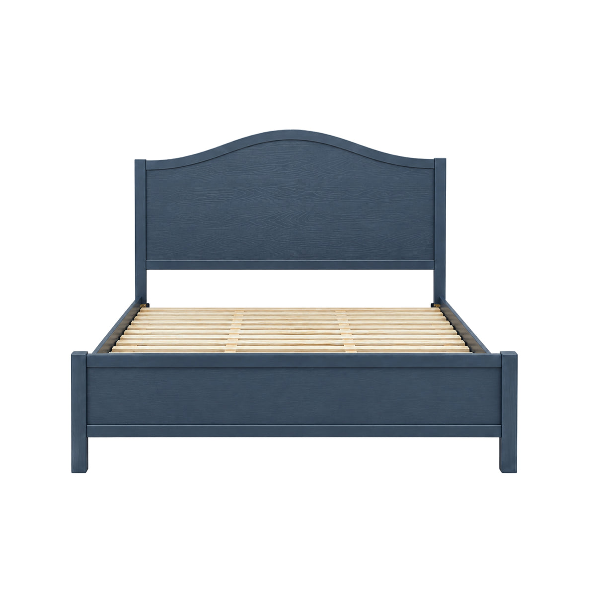 Avery Platform Bed, Navy Blue