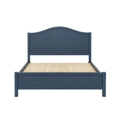 Avery Platform Bed, Navy Blue