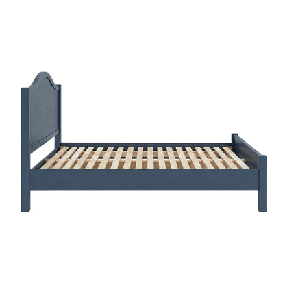 Avery Platform Bed, Navy Blue