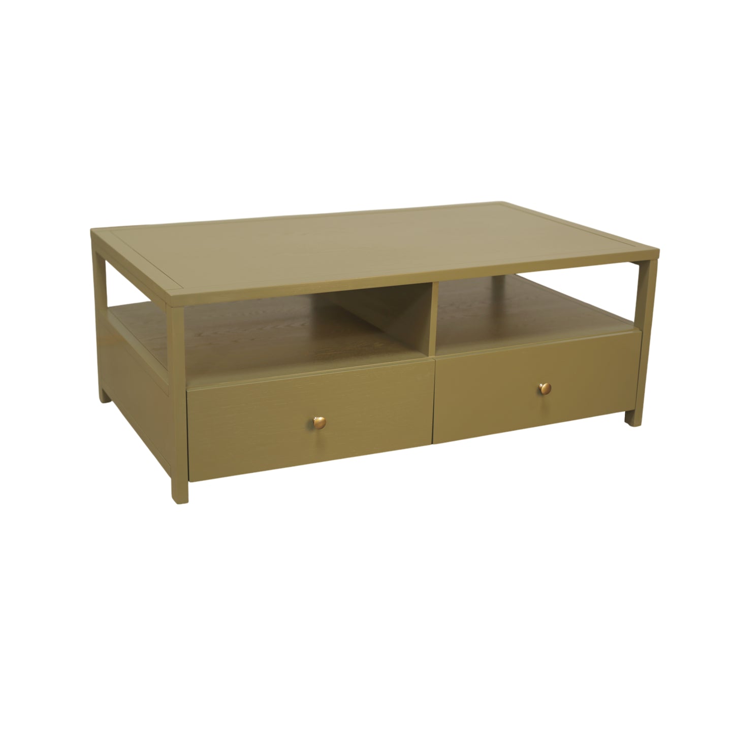 Avery Cocktail Table, Olive Green - Alpine Furniture
