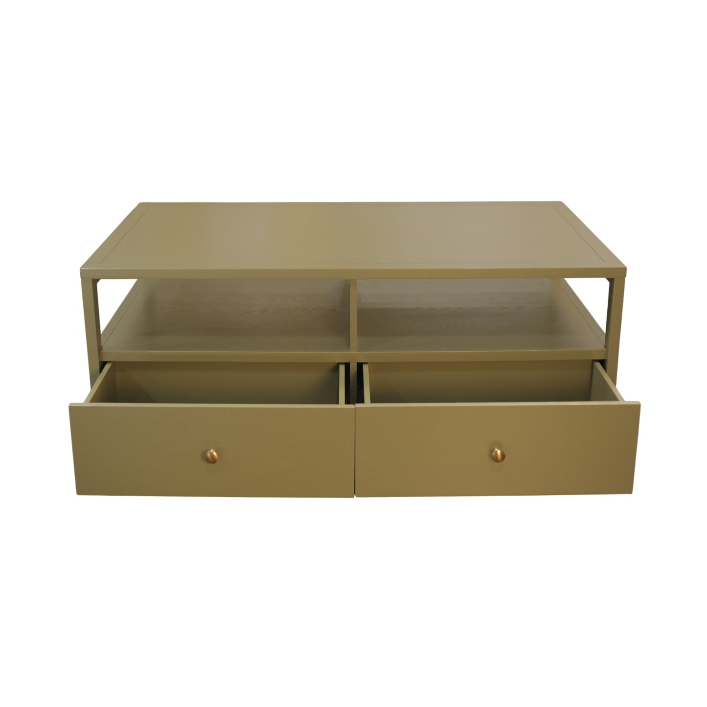 Avery Cocktail Table, Olive Green - Alpine Furniture