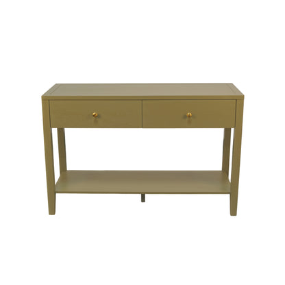 Avery Console Table, Olive Green