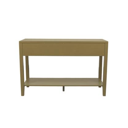 Avery Console Table, Olive Green