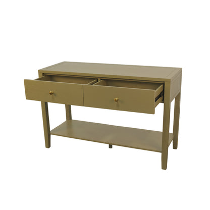 Avery Console Table, Olive Green