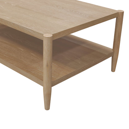 Sinclair Rectangular Coffee Table, Natural