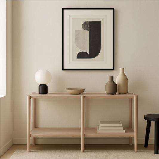 Sinclair Console Table, Natural