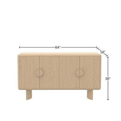 Gabrielle Sideboard, Light Oak