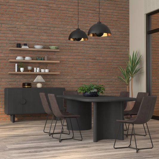 Gabrielle Dining Table, Black