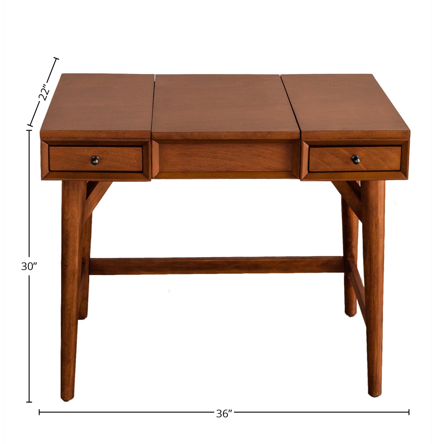 Flynn Bedroom Vanity, Cherry Acorn