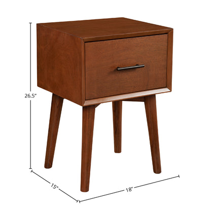 Flynn End Table, Cherry Acorn