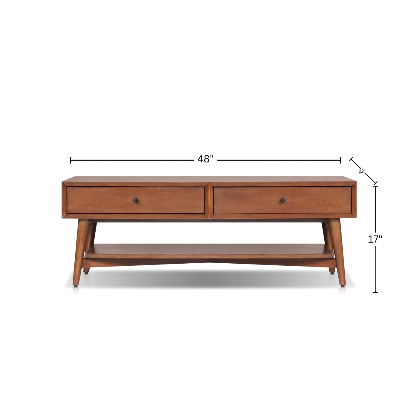 Flynn Coffee Table, Chestnut