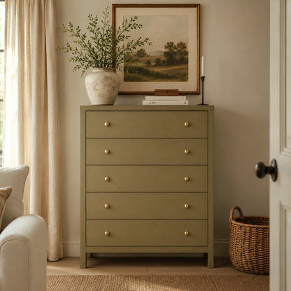 Avery Chest, Olive Green - Alpine Furniture