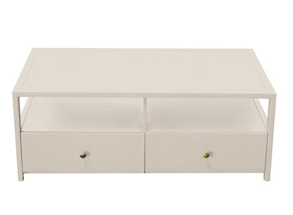Avery Cocktail Table, Coconut Milk - Alpine Furniture