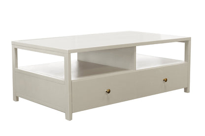 Avery Cocktail Table, Coconut Milk - Alpine Furniture
