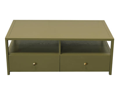 Avery Cocktail Table, Olive Green - Alpine Furniture