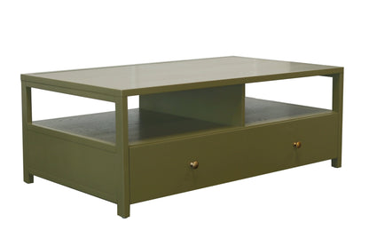 Avery Cocktail Table, Olive Green - Alpine Furniture