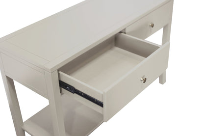 Avery Console Table, Coconut Milk - Alpine Furniture