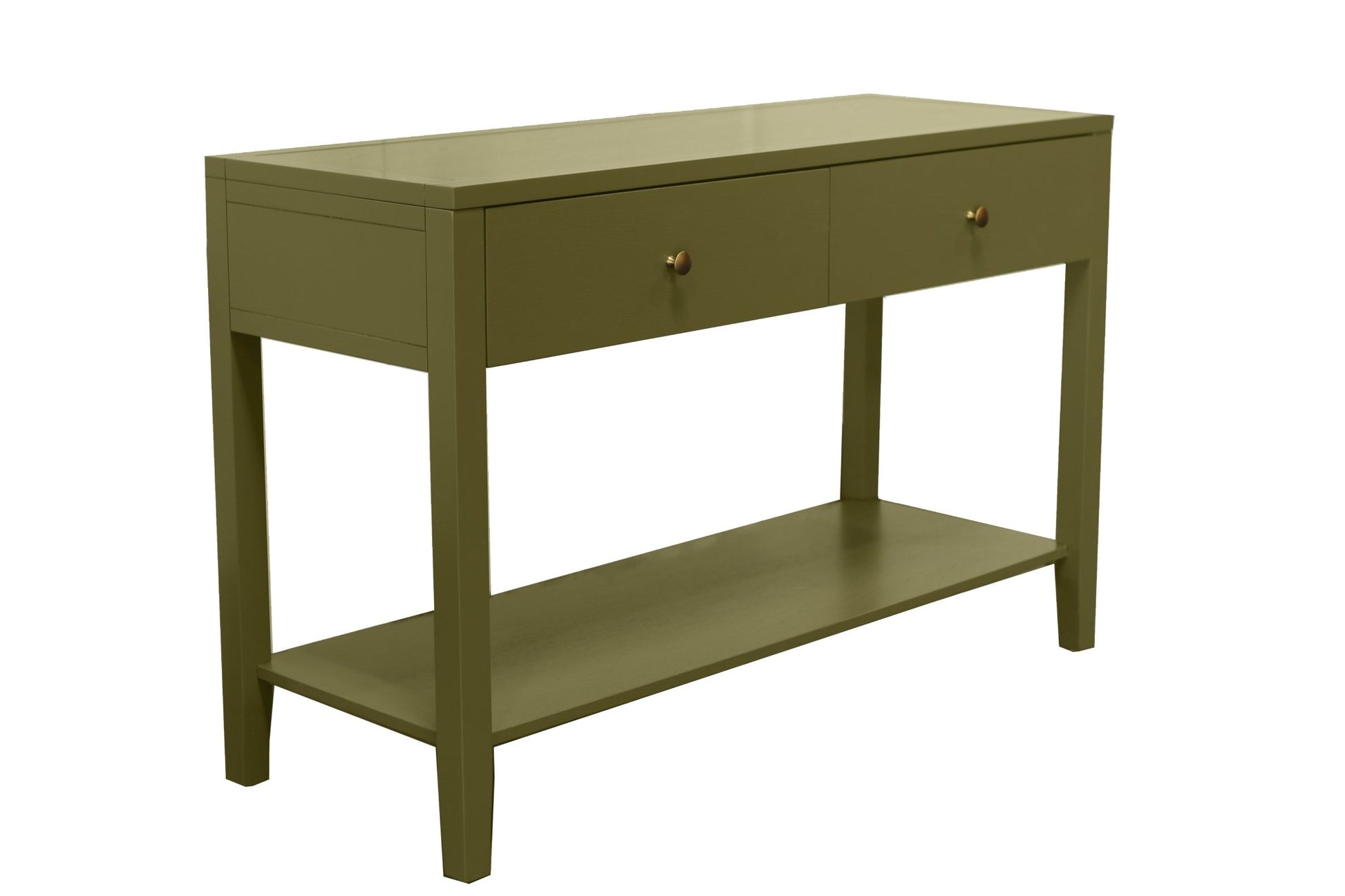 Avery Console Table, Olive Green - Alpine Furniture