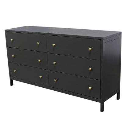 Avery Dresser, Black - Alpine Furniture