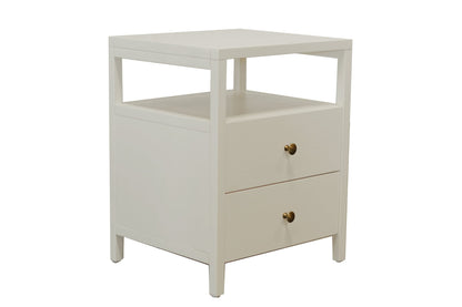 Avery End Table, Coconut Milk - Alpine Furniture