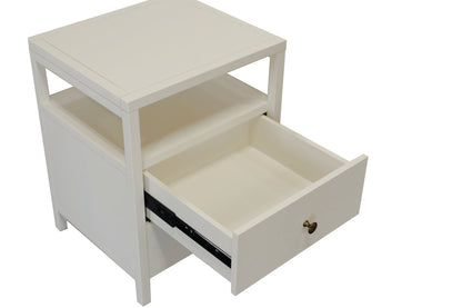 Avery End Table, Coconut Milk - Alpine Furniture