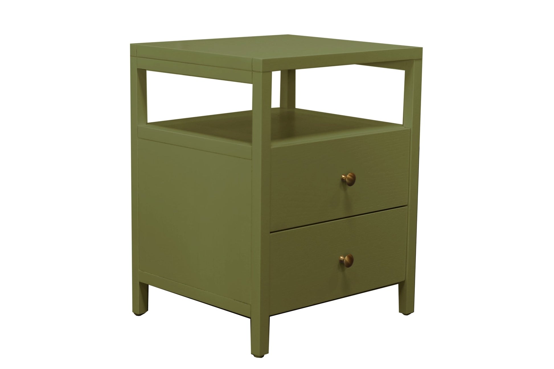 Avery End Table, Olive Green - Alpine Furniture