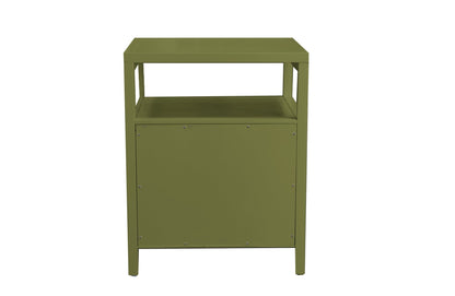Avery End Table, Olive Green - Alpine Furniture
