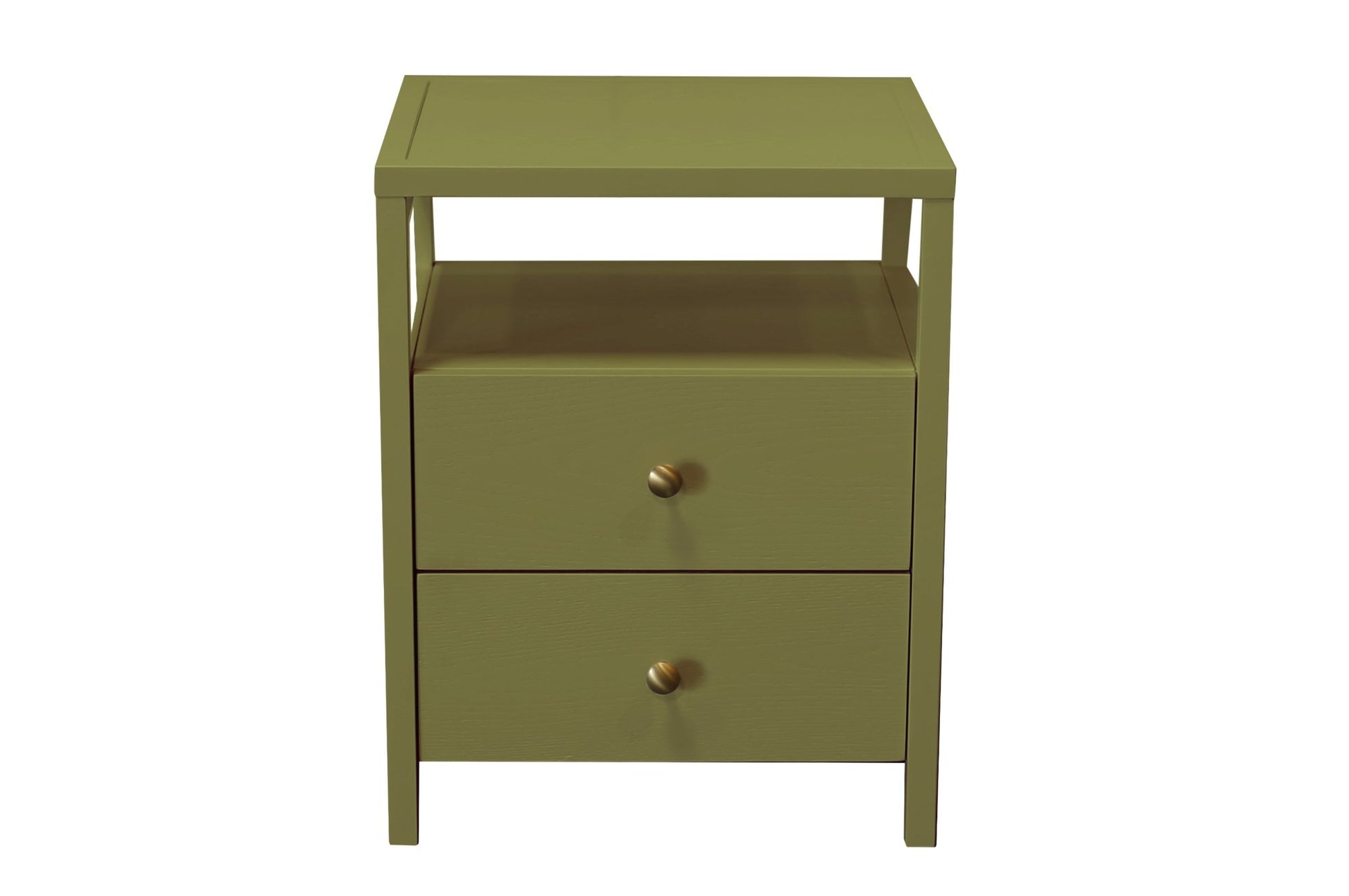 Avery End Table, Olive Green - Alpine Furniture