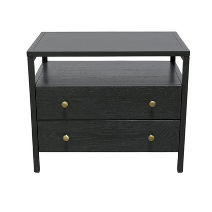Avery Nightstand, Black - Alpine Furniture