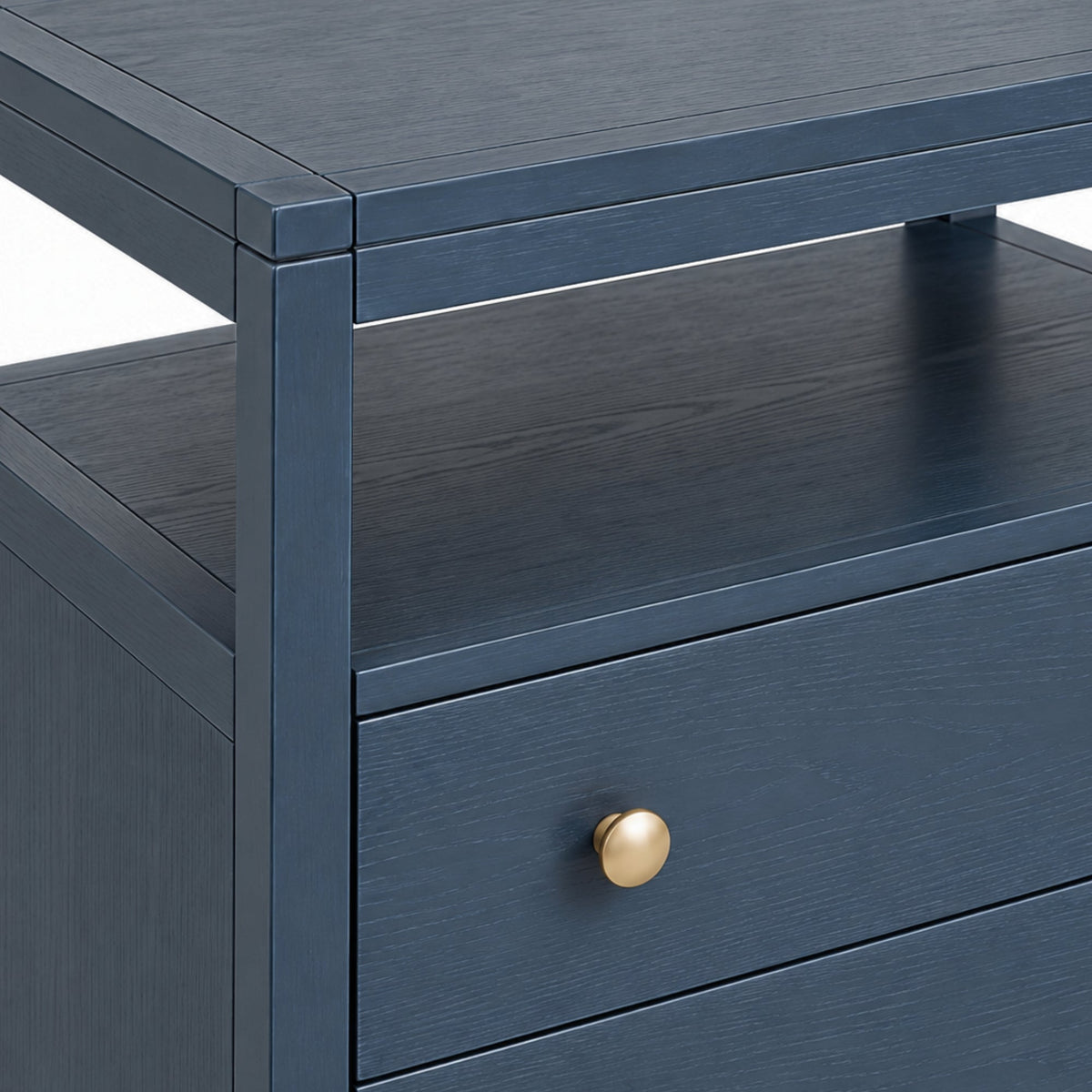 Avery Nightstand, Navy Blue - Alpine Furniture