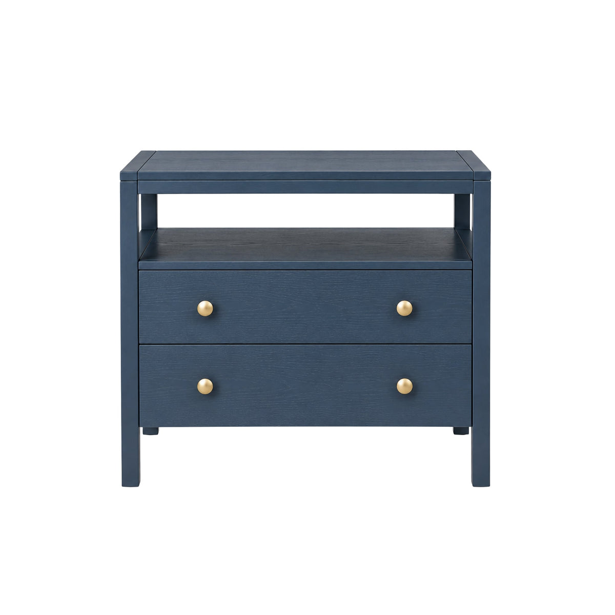 Avery Nightstand, Navy Blue - Alpine Furniture
