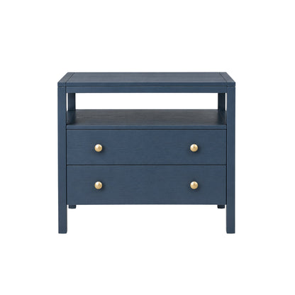 Avery Nightstand, Navy Blue - Alpine Furniture