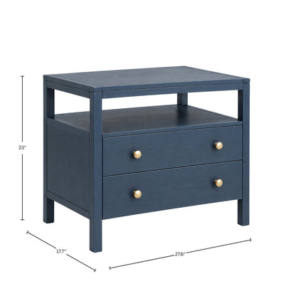 Avery Nightstand, Navy Blue - Alpine Furniture