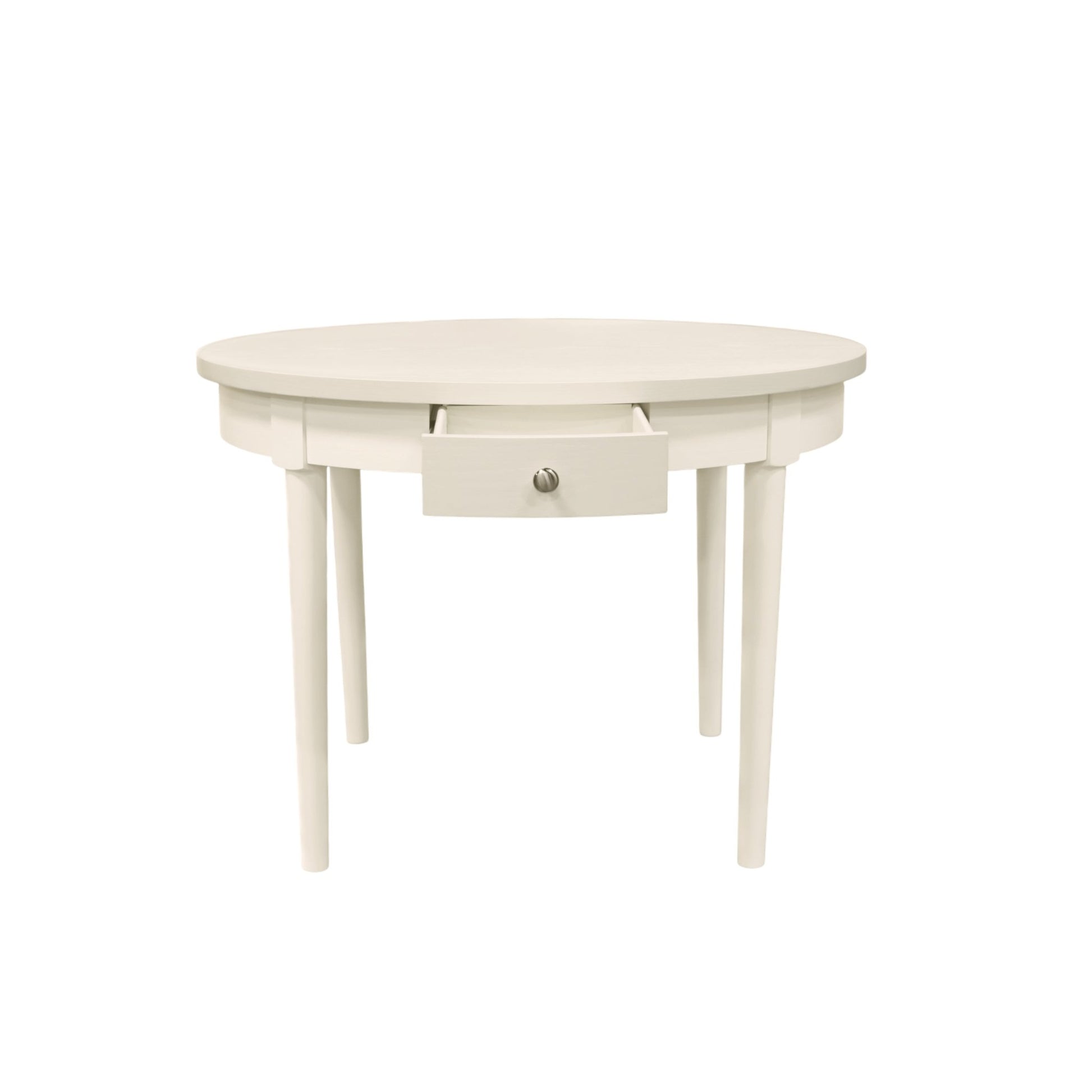 Avery Round Dining Table, Coconut Milk - Alpine Furniture