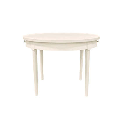 Avery Round Dining Table, Coconut Milk - Alpine Furniture