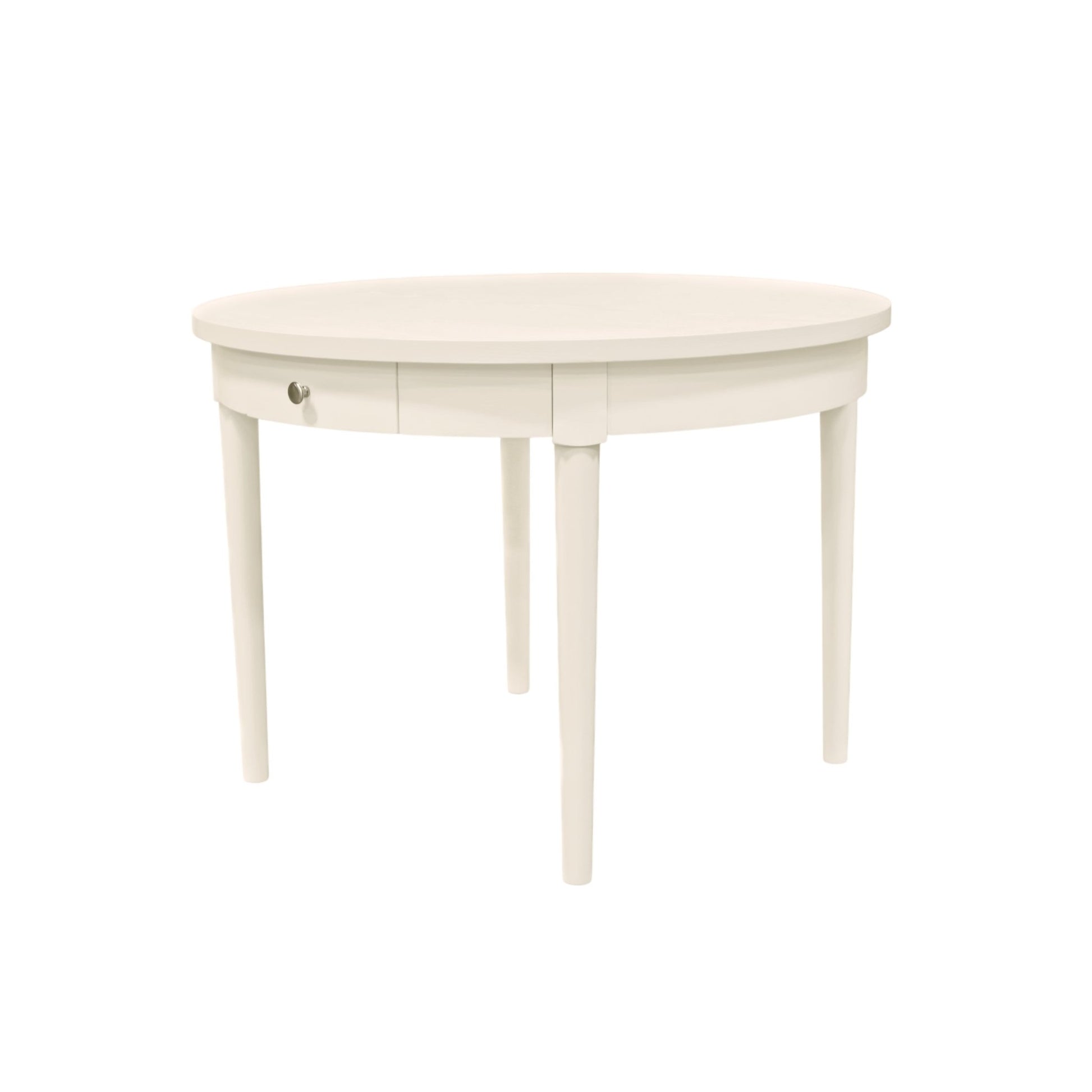 Avery Round Dining Table, Coconut Milk - Alpine Furniture