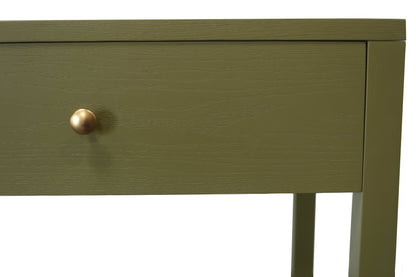 Avery Writing Desk, Olive Green - Alpine Furniture