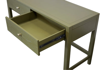 Avery Writing Desk, Olive Green - Alpine Furniture