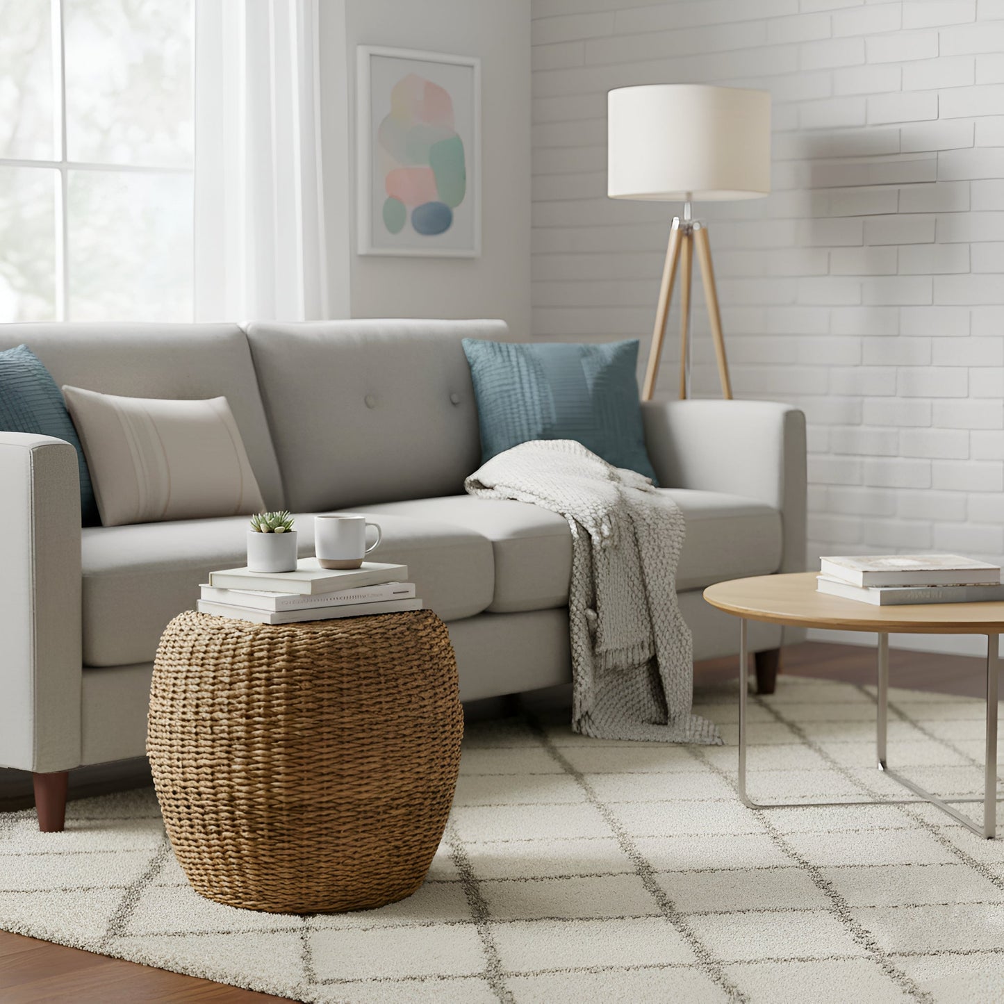 Banyan Round End Table - Alpine Furniture