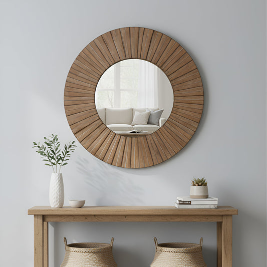 Brown Pearl Mirror, Brown Bronze - Alpine Furniture