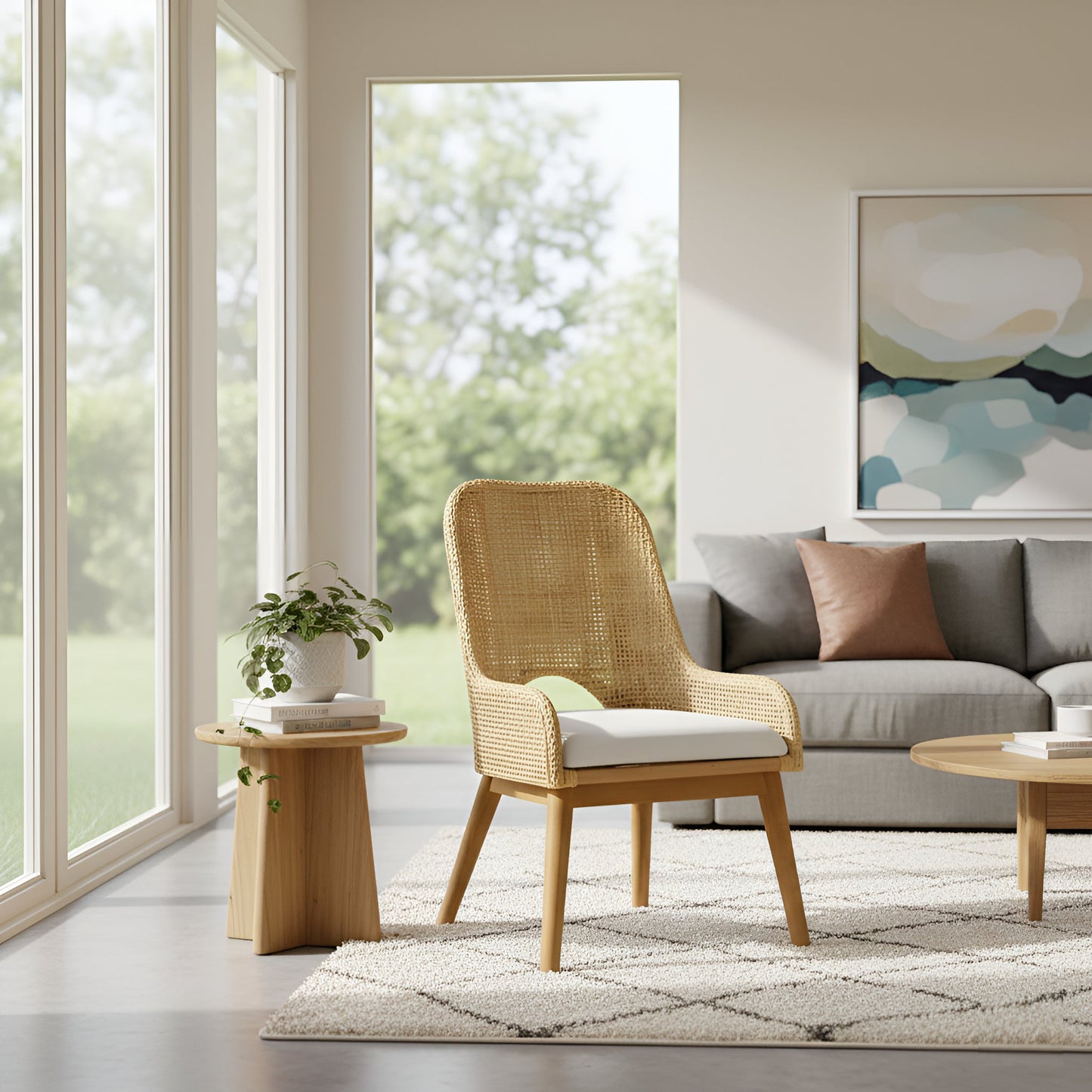 Caldera Dining Chair w/ Cushion (Set of 2) - Alpine Furniture