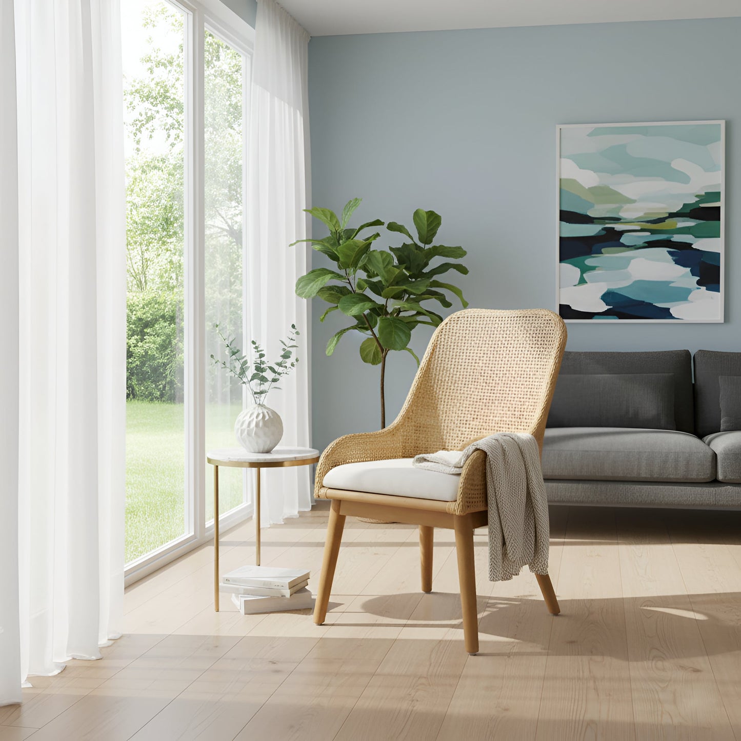 Caldera Dining Chair w/ Cushion (Set of 2) - Alpine Furniture