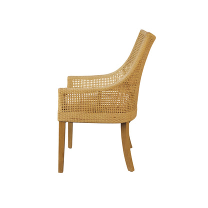 Caldera Dining Chair w/ White Cushion (Set of 2) - Alpine Furniture